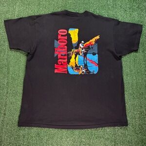 Vintage 90s Marlboro Cowboy Cigarette Promo T-shirt